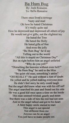 Bella's Poem from Jack