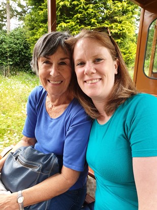 Mum & Anna, Cotswold Wildlife Park, 2019