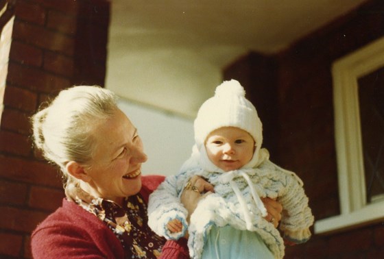 1979 Granny June with Matthew. She was a lovely granny!