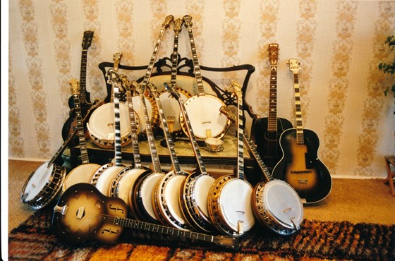 Musical instruments - his indoor passion