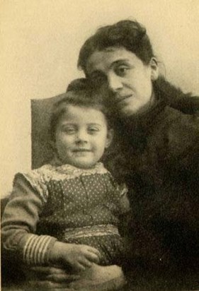 Eleonora con la figlia Enrichetta