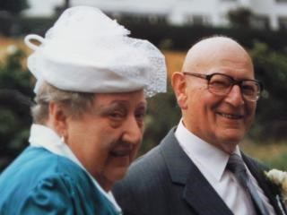 Laura and George Yeaxlee in 1985