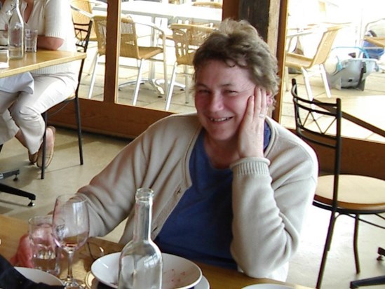Christine on holiday with my sister Janet in Tasmania in 2003