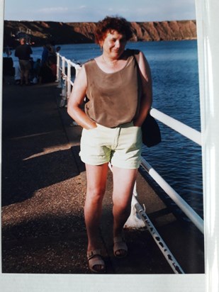 Christine in Filey 1999