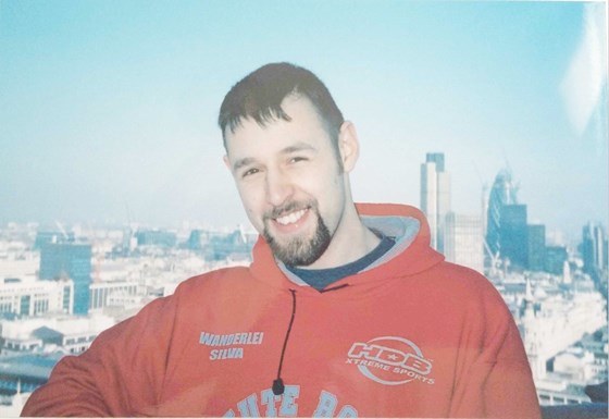 Michael atop St. Paul's Cathedral in 2002. He was helping me with an architecture module for Uni.