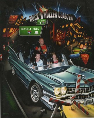 Mum, Amy and Dad - Rock n Rollercoaster 2