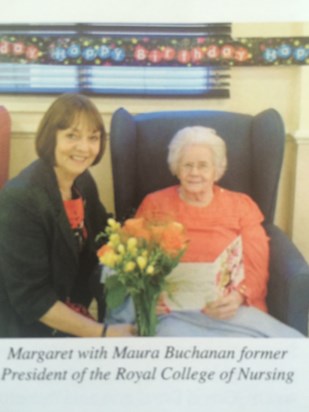 Margret with Maura Buchanan