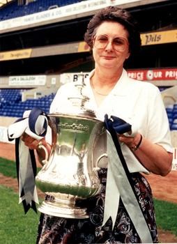 Mum with the FA Cup 1991 White hart lane