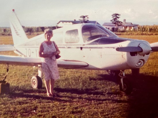 The day Mum trusted me to fly her and Dad from Chileka to Zomba in "Whiskey Charlie"!!