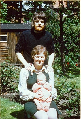 Derek, Josie, Jamie - Gateshead - May 1974