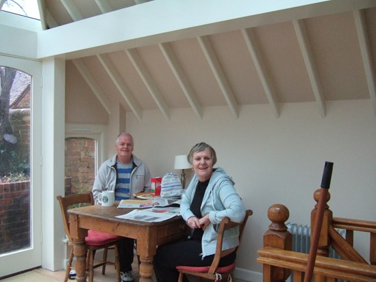 Derek & Josie in New Conservatory