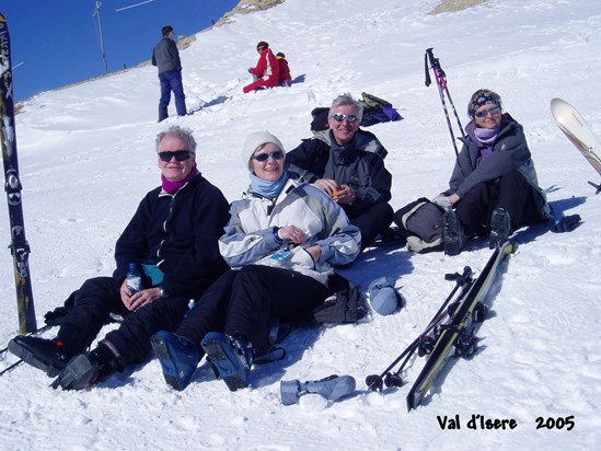 Skiing Val d'Isere Feb 2005  Brilliant