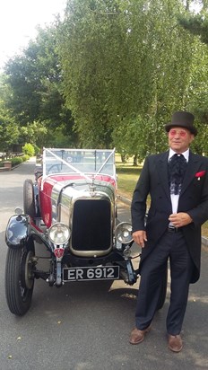 Megan’s wedding car