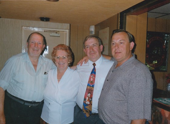 Gerald (Tim), Freda (Babs), Ross and John.