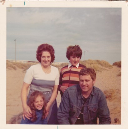 1975 Mum, Phillip, Elaine and Brian.