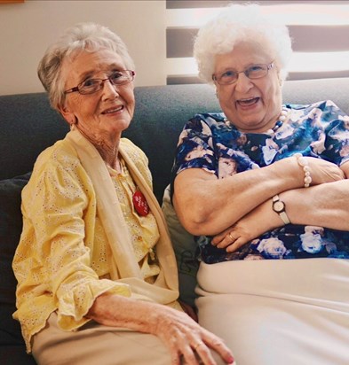 Aunty June with her dear friend Mary Fenney ❤️