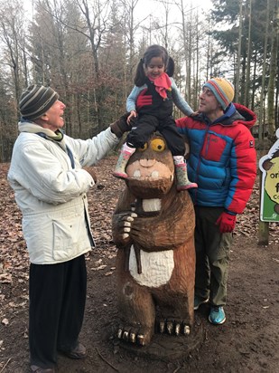 Wyre Forest, Christmas 2019 with Clara 