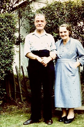 Alan's mother and father - Bill and Alice