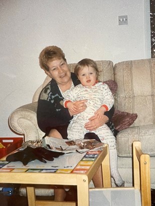 Eileen with her granddaughter Kiona