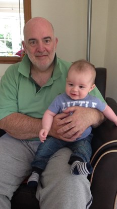 Tony with grandson Anthony