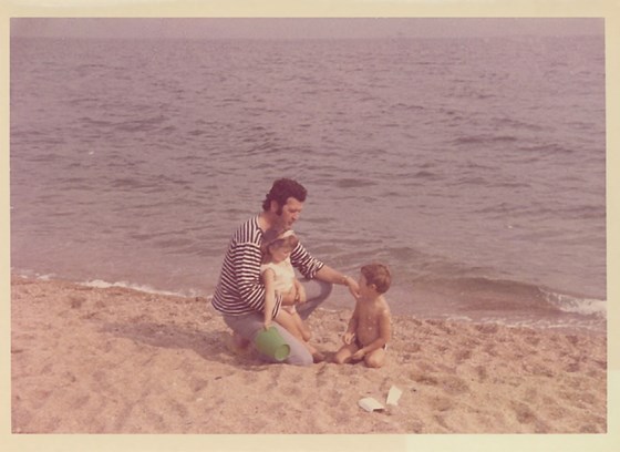 The Beach with Dad - Approx 1972-3
