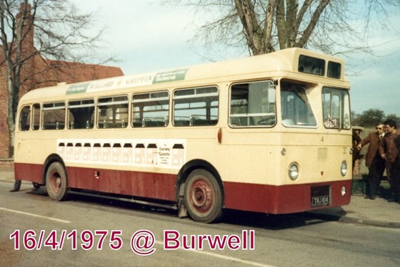 Geoff had just delivered another second-hand (Ex Colchester Corp.) bus to Burwell for Peter Newman