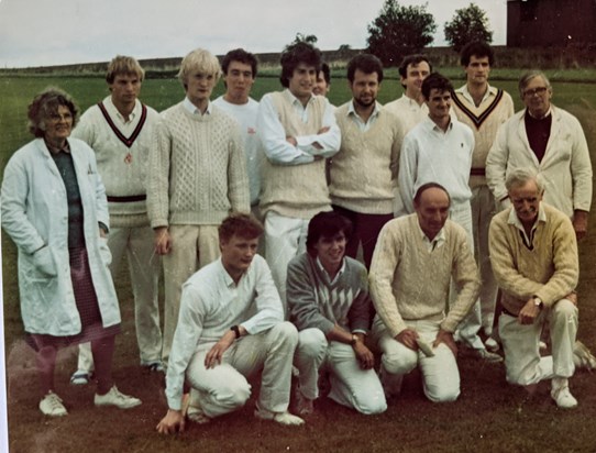 Family cricket match