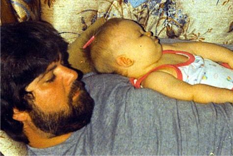 Dad and me taking a nap