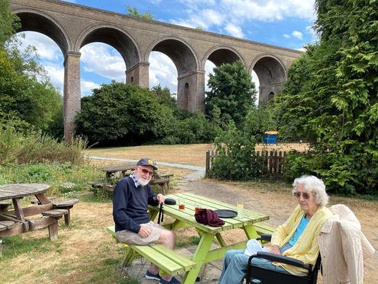  Afternoon drinks at Chappel viaduct