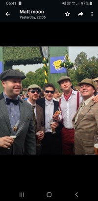 Country gents at Munich beer festival. 