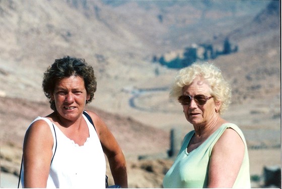 Mum and Gran in Egypt