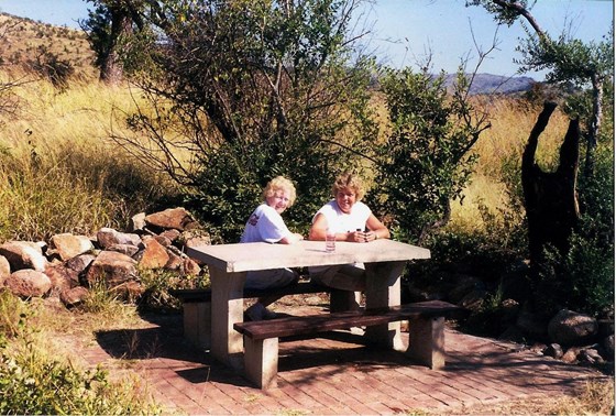 Gran and Mum on Safari in South Africa