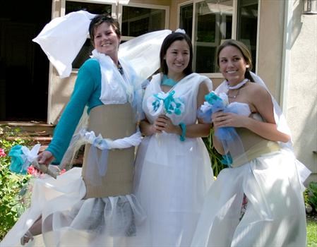 Bridal Shower Lauren & Daughters -- in 'Paper Gowns'