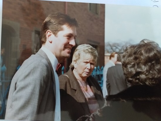 Jib at the registry office for my wedding. Practical joke that I didn't turn up and he was best man. Auntie Rose not happy thought it was his fault