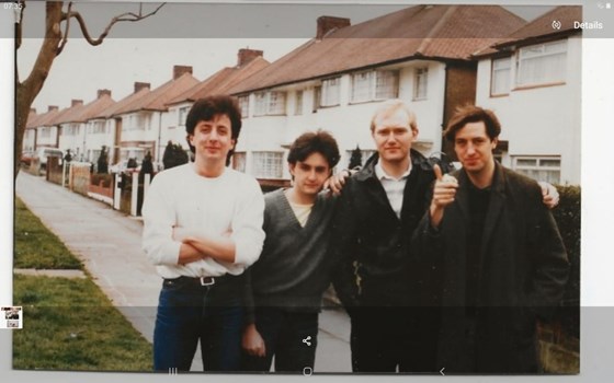 North London 1982. The morning after the night before which was a party in my house. Had left Uni but this lot members of the Keele legendary 5 a side team Capstan Full Strength named by Nigel.