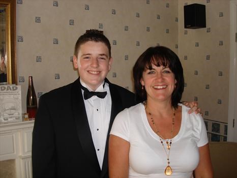 Sam & "Mother" on his Prom Night 22/06/2007