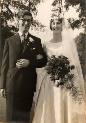 Mum and Dad on their wedding day