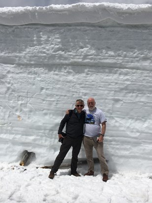 Gordon and Colin Dilcock at Rocky Mtn NP 2016