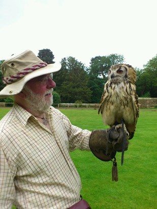 This photo was taken the grounds of Peckforton Castle in Cheshire. A very thoughtful birthday gift to me about 10 years ago. 