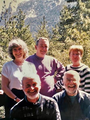 Jean,Peter, Marion,Jim and Gordon. Five of the Miller siblings in Idyllwild CA. Fun times...Sorry I cannot remember the year.