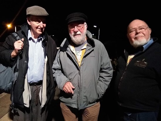 Lifelong friends: Dave Milner, Gordon, and John Robinson