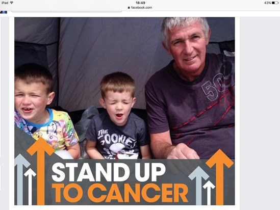 Stand up to Cancer day 21 October.