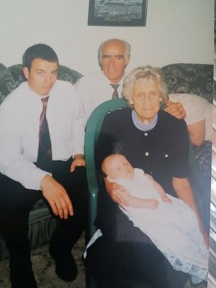 Four generations of the Coombes Family