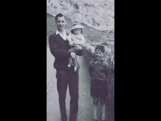 The best Dad in the world with Stephen and Alison Llandudno 1964.