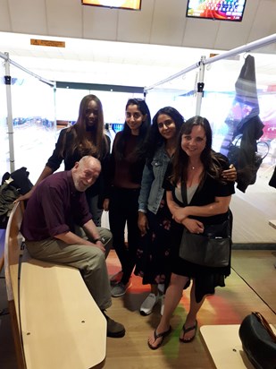 Bowling with the Oak Tree Therapy Team