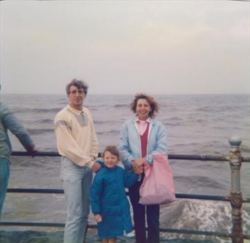 Mick, Mum & Rachel at Seaside