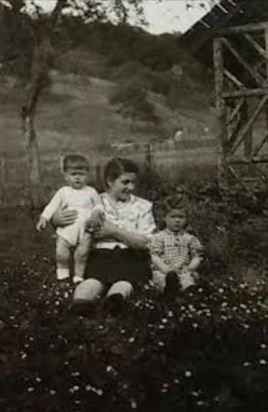 Uncle Gerhard, Oma Herrig and a little Helga
