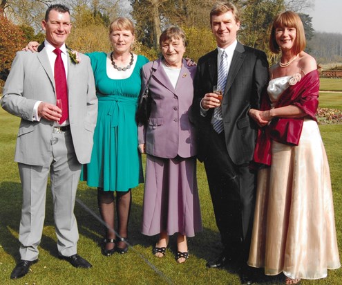 Steve, Mum, Gran, Martin and Carolynn