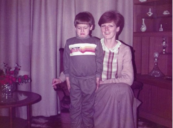 Me and Mum (around 1985)
