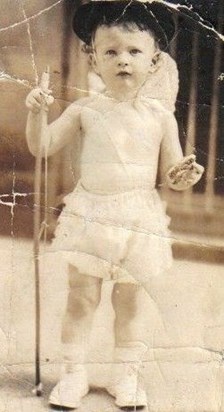 1938 Mom as an Angel Halloween 1938